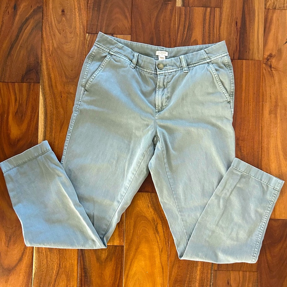 J. Crew Cropped Casual Cotton Pants (Size 2)